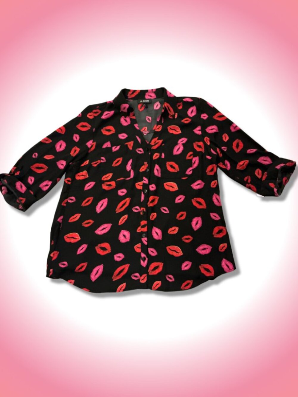 A. Byer Valentine's Button Down Shirt